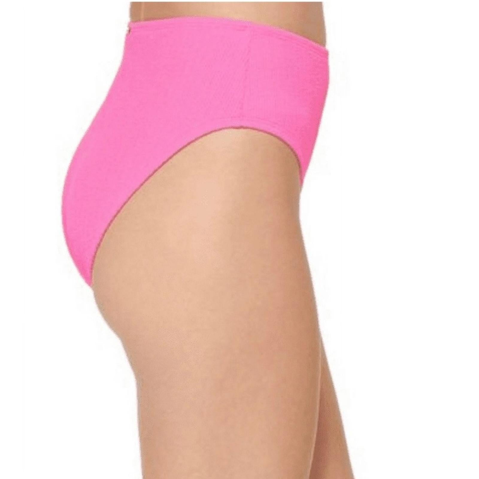 DKNY Ribbed High-Waist Swim Bottom Separates, Size M NEW w/Tag
