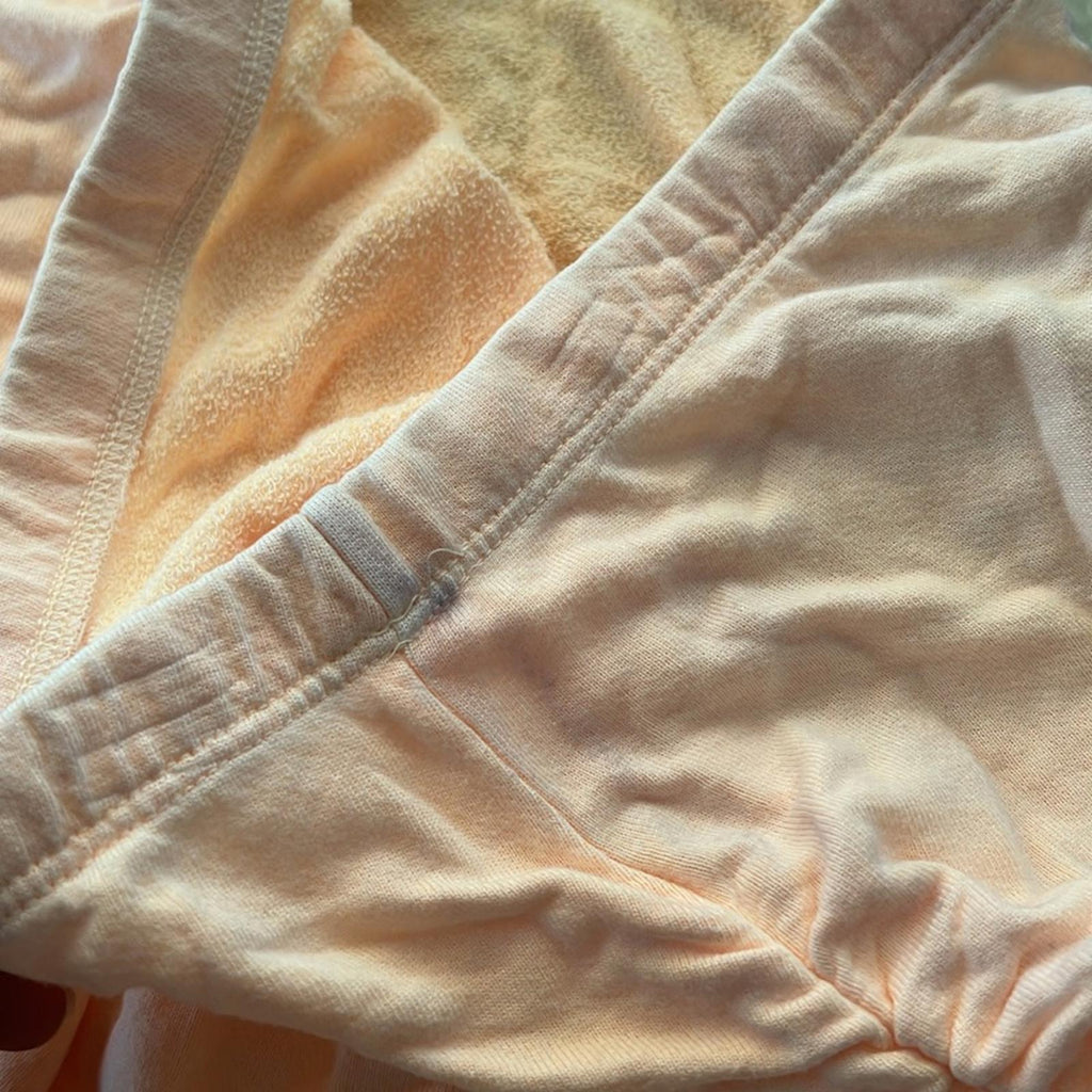 Sundry Anthropologie Peach Mini Skirt w/Side Ruching, Size 2(Medium) Retail $106