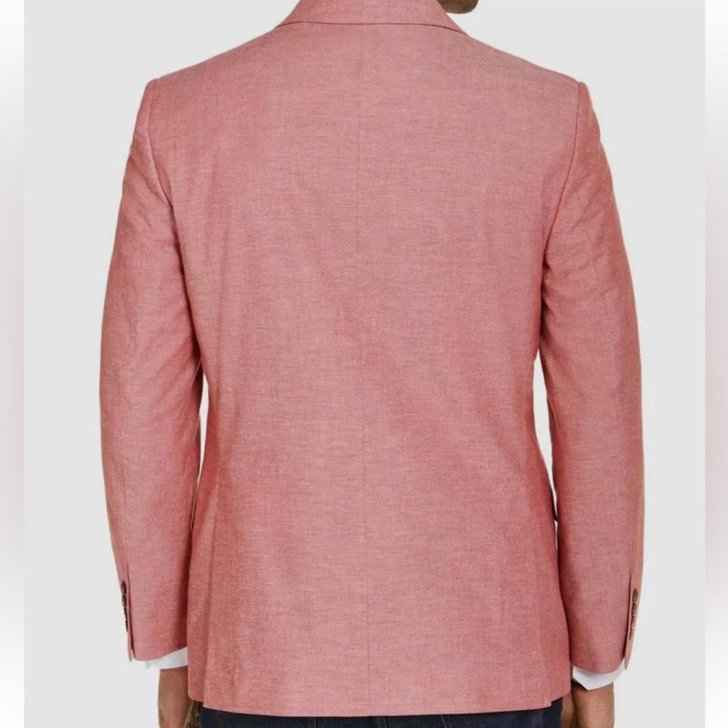 Nautica Blazer Modern-Fit Stretch Chambray Blazer Sport Coat Size 36R NWT $295