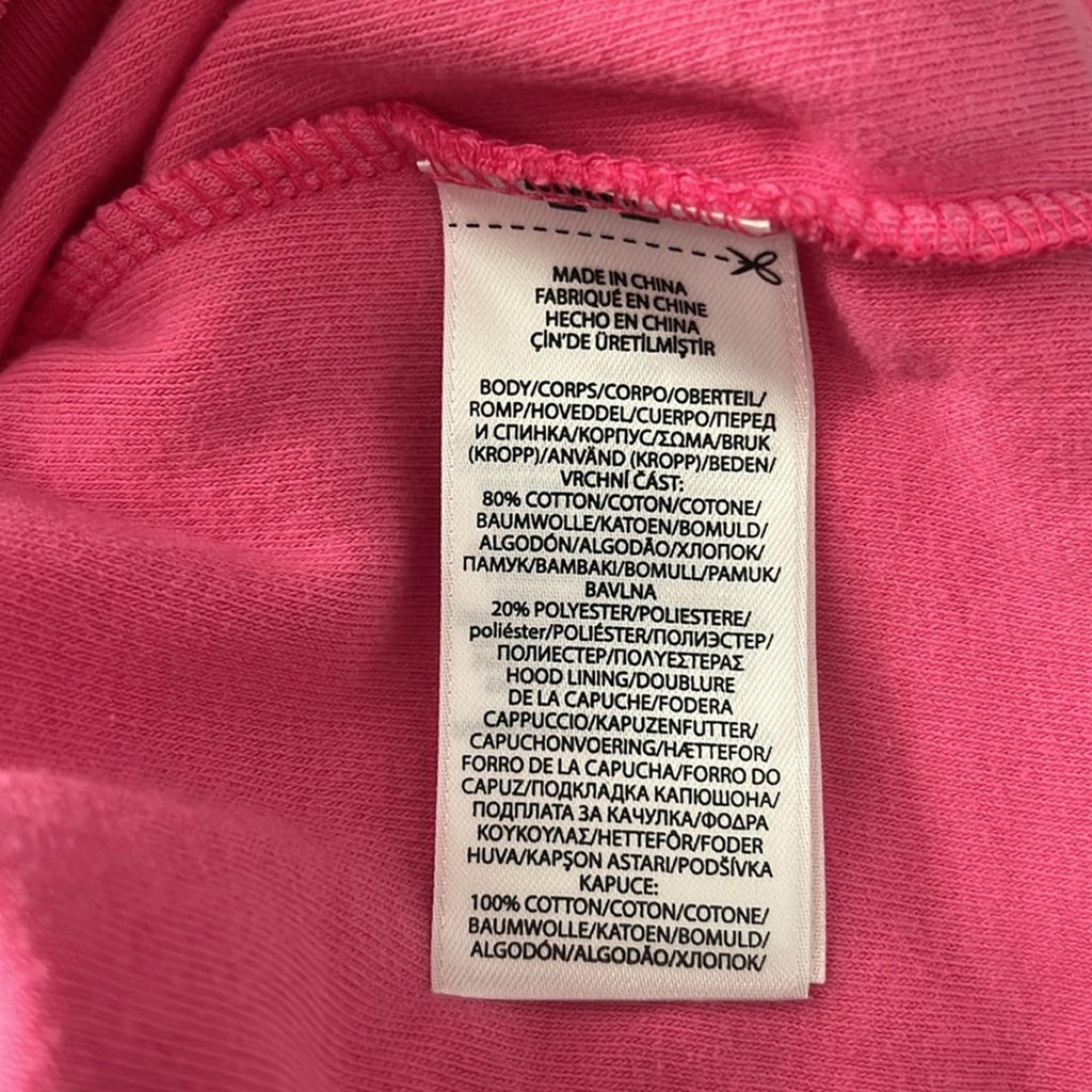 Ralph Lauren Girls' Terry Boxy Hoodie in Watch Hill Pink, Size L(12-14) NWT $65