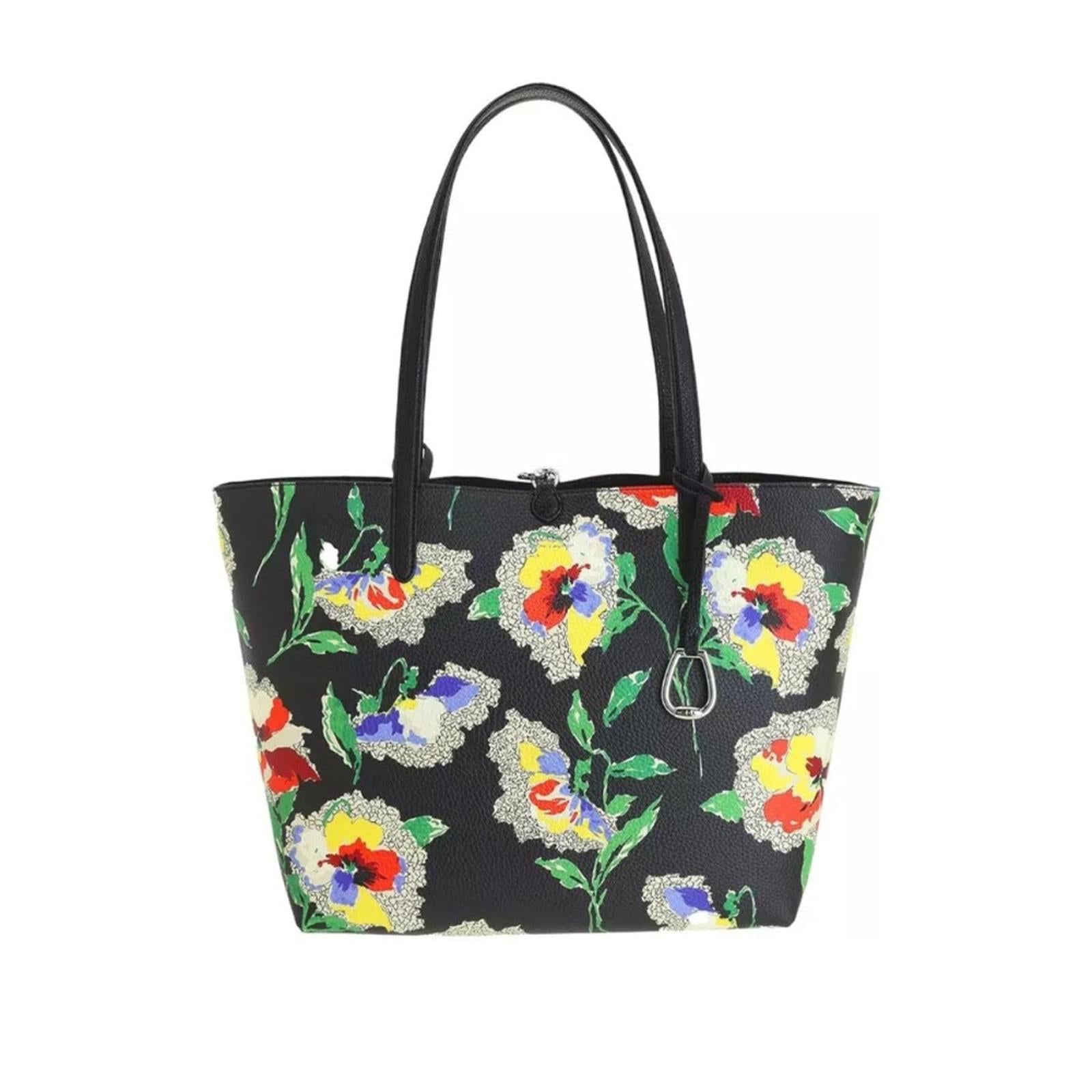 Lauren Ralph Lauren Large Reversible Tote Bag, Pouch & Handbag, NWT