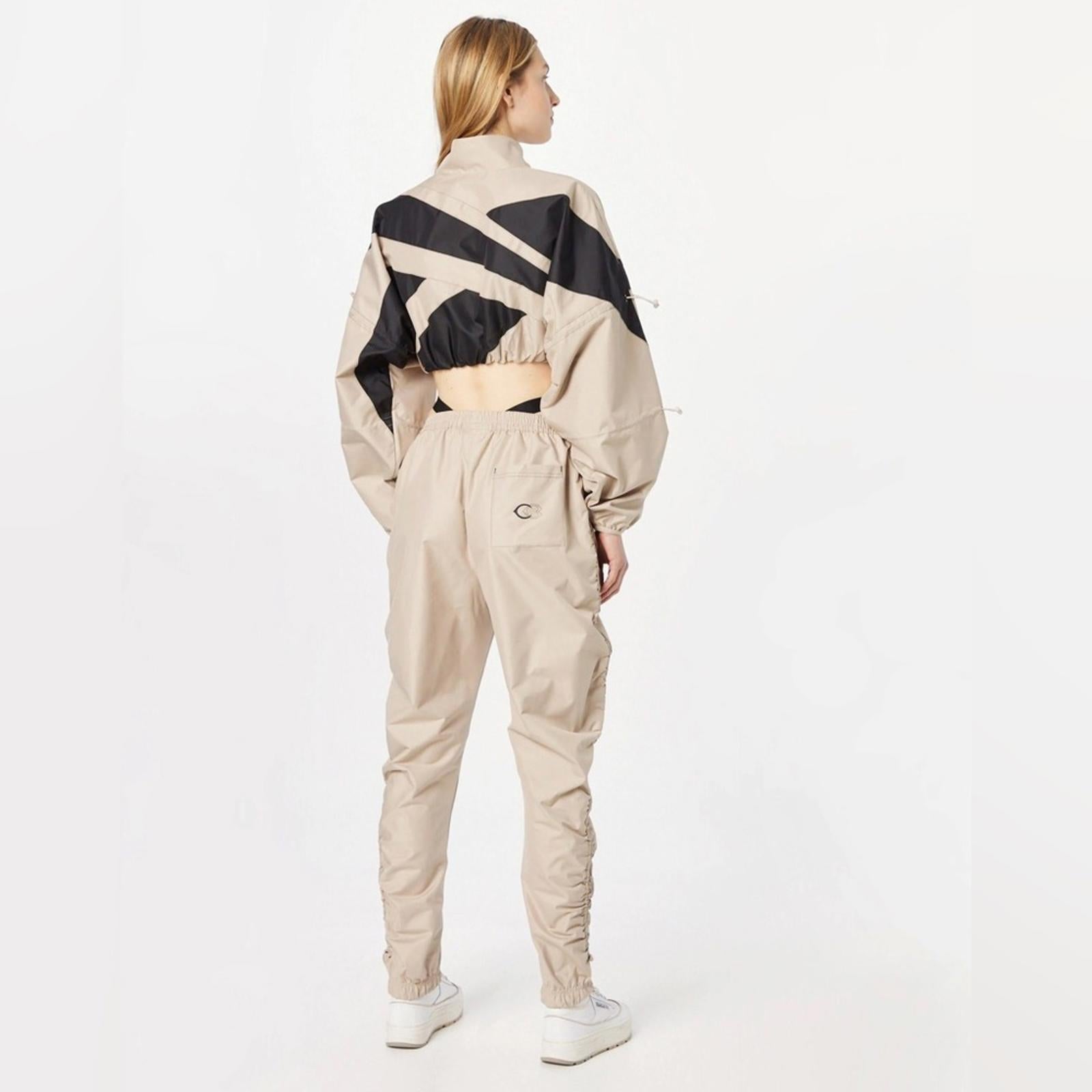 Reebok x Cardi B. Modern Beige Straight-Leg Pants, Plus Size 2X New w/Tag
