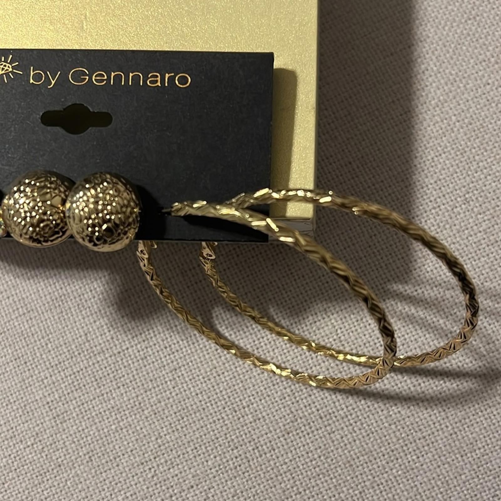 G by Gennaro 3-Pairs of Earrings, New w/Tag