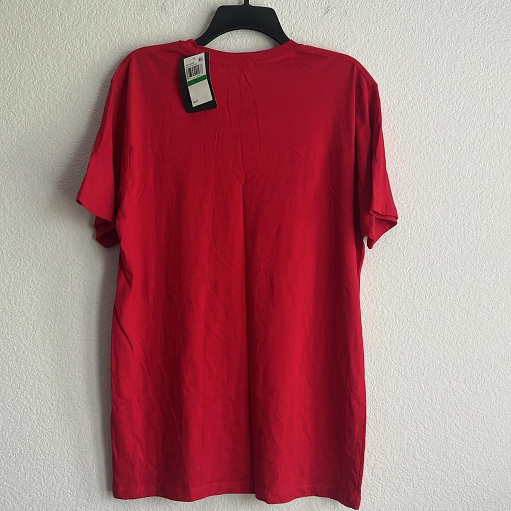 Bass Outdoor Men’s Cotton Logo Graphic T-Shirt in Mountain Red, NEW, Size L