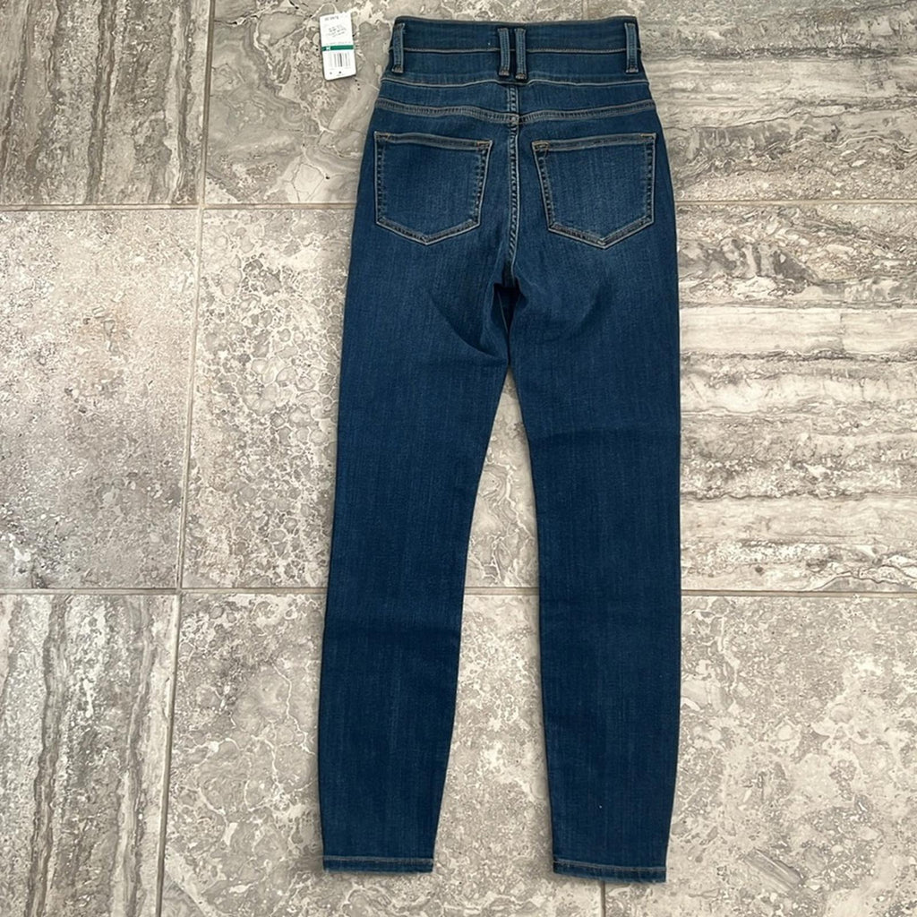 FRAME Le Catroux Cigarette Jeans in Dublin, Size 24 New w/Tag Retail $248