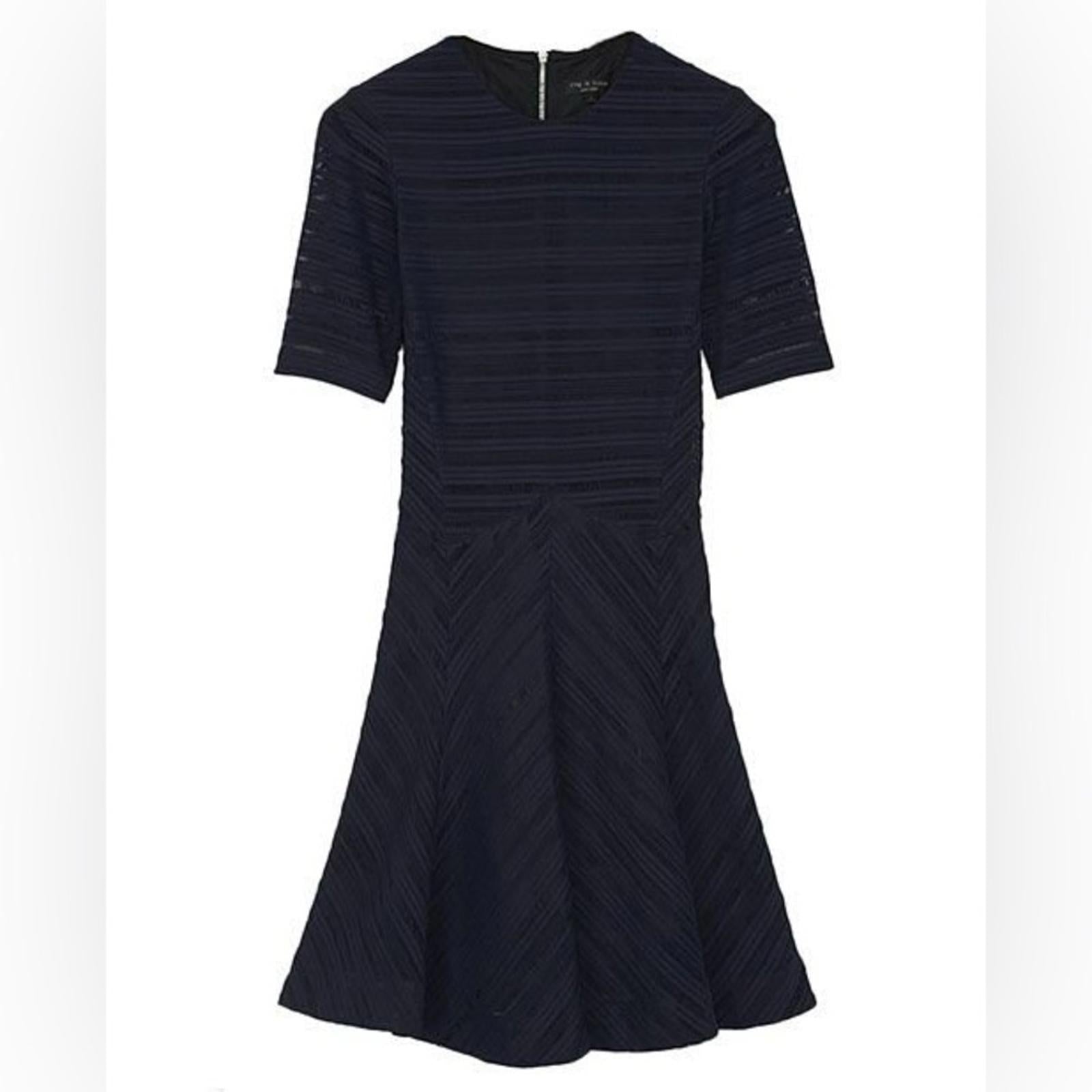 Rag & Bone Basha Short Sleeve Dress in Navy, Size 4 EXCELLENT!