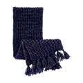 Carter’s Navy Sparkly Cable Knit Scarf, Unisex, Size 8 & Up