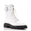 Stuart Weitzman Ultra Lug Sole Buckle Combat Boots Size 36/5.5 NEW in Box $695