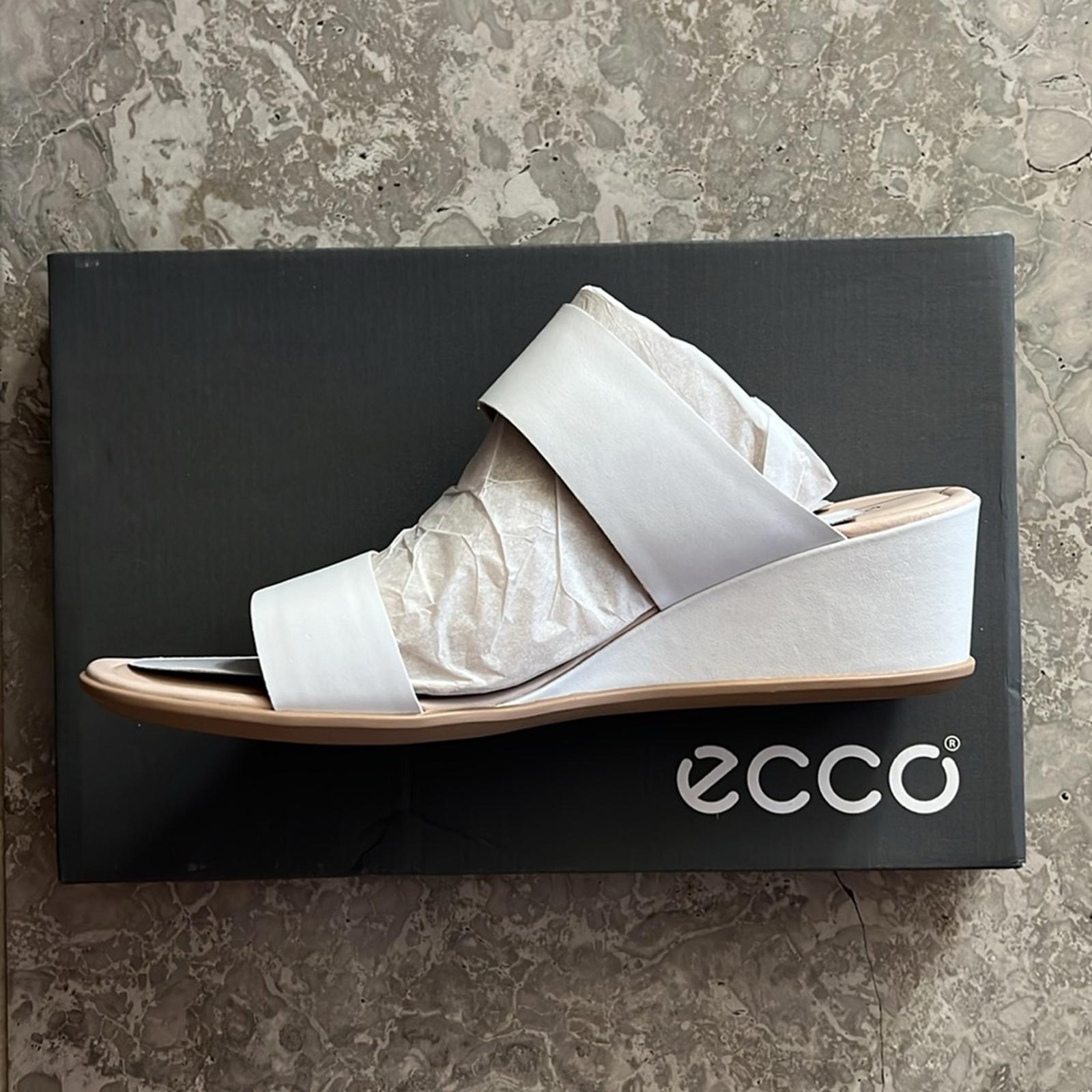 ECCO Shape 35 Wedge 2-Strap Sandals, Size EU 41 | US 10-10.5 NWT Retail $150