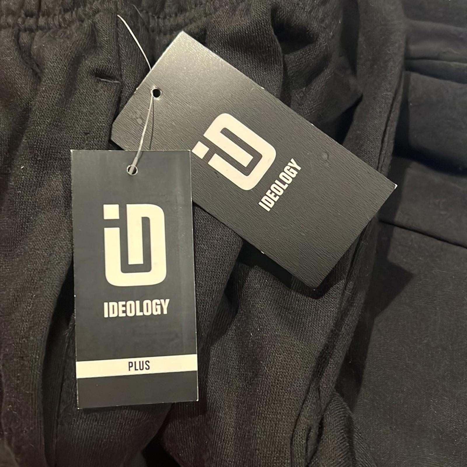 ID Pull-On Fleece Lined Jogger Pants in Black, Plus Size 2X New w/Tag
