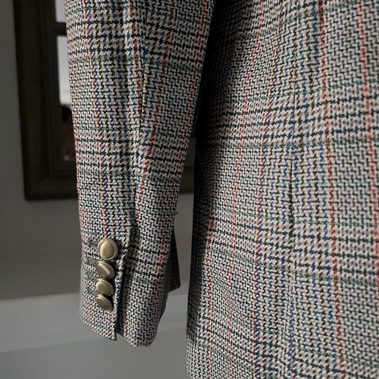 Rosetta Getty Two-Button Tailored Wool Blazer, Size 10 New w/Tag Retail $1695