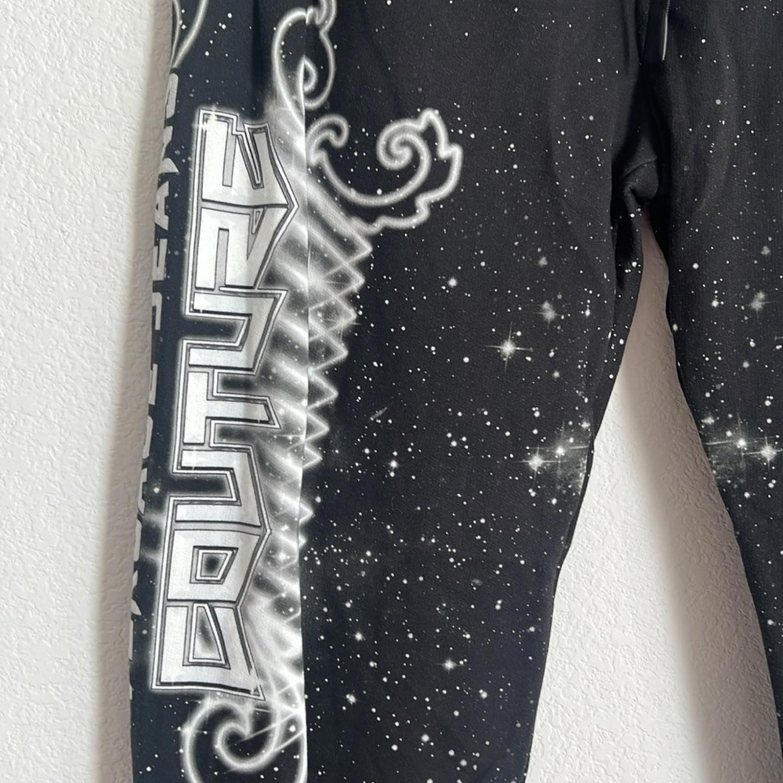 Versace Jeans Couture Felpa Panel Galaxy Sweatpants in Black/White, NWT, Size L