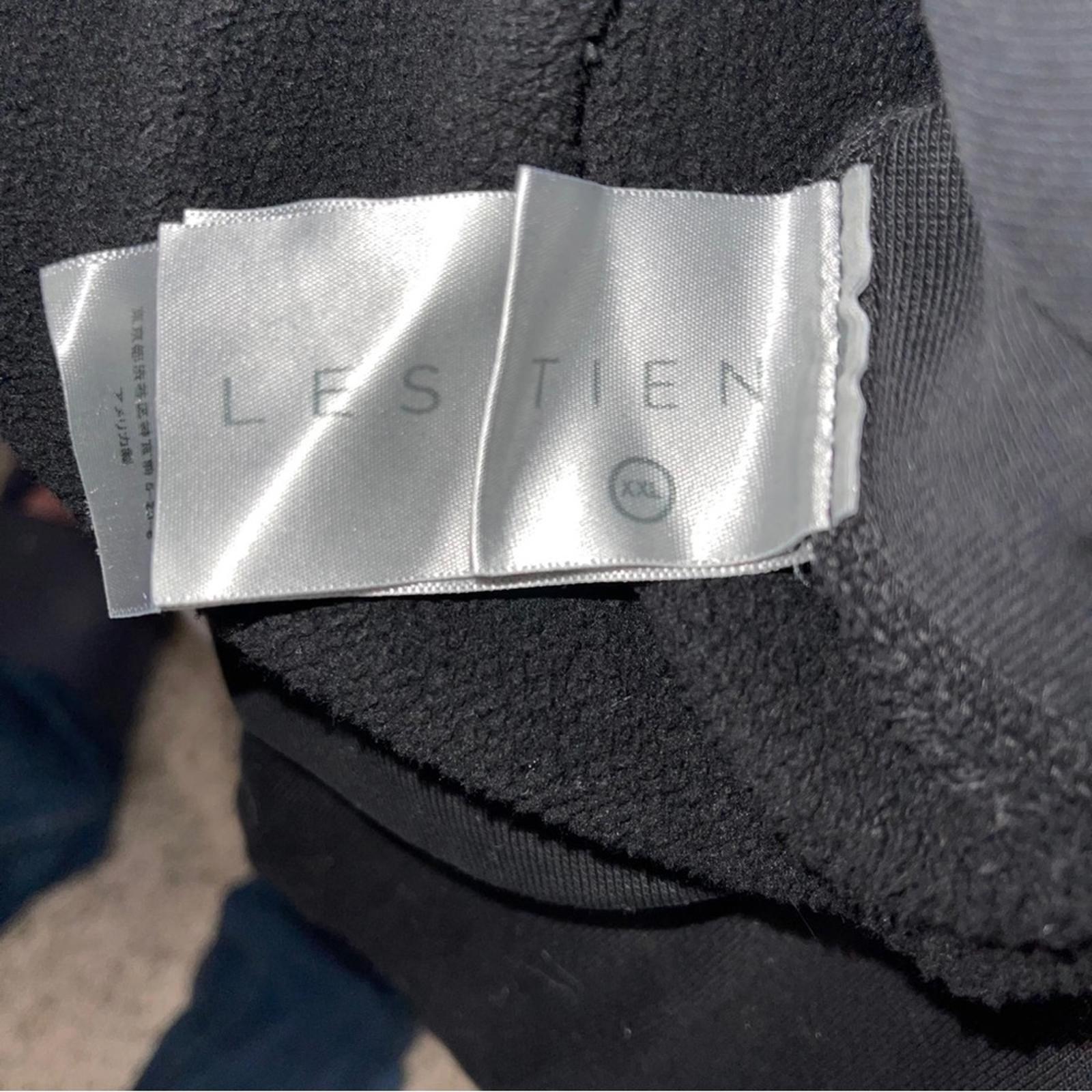 LES TIEN Black Heavyweight Raglan Hoodie, Size XXL EXCELLENT! Retail $220