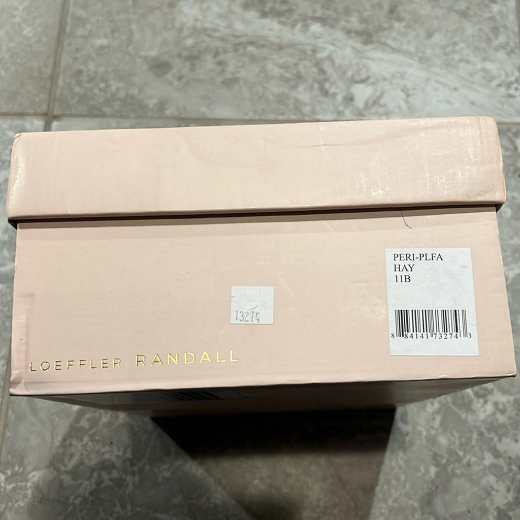 Loeffler Randall Peri Espadrille Wedge Sandals in Tan, Size 41/11 New in Box