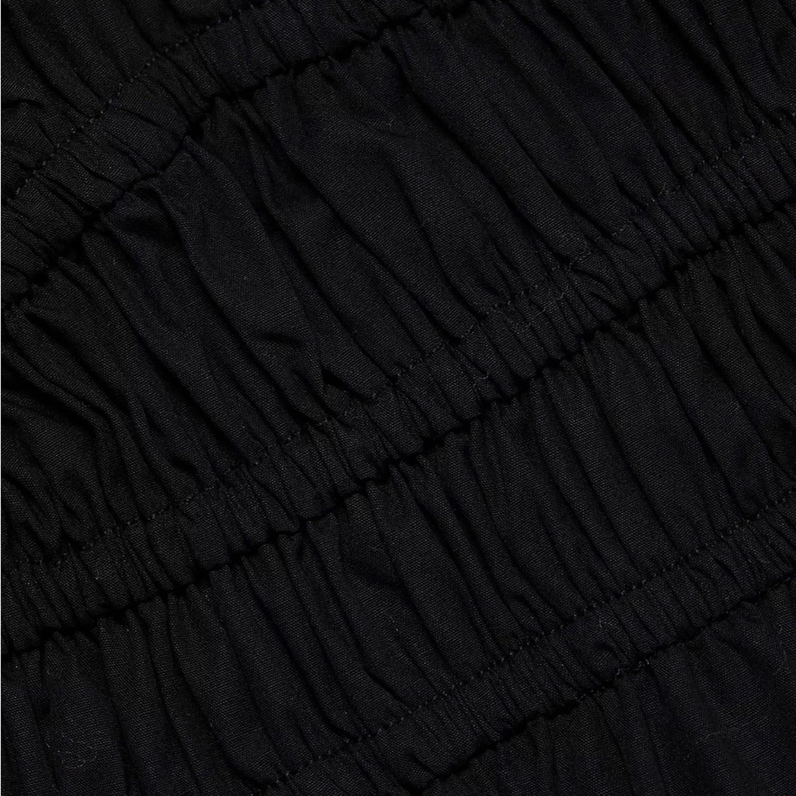 NWT Faithfull the Brand Marinelli Smocked Minidress, Black Size 6 (Sold Out)