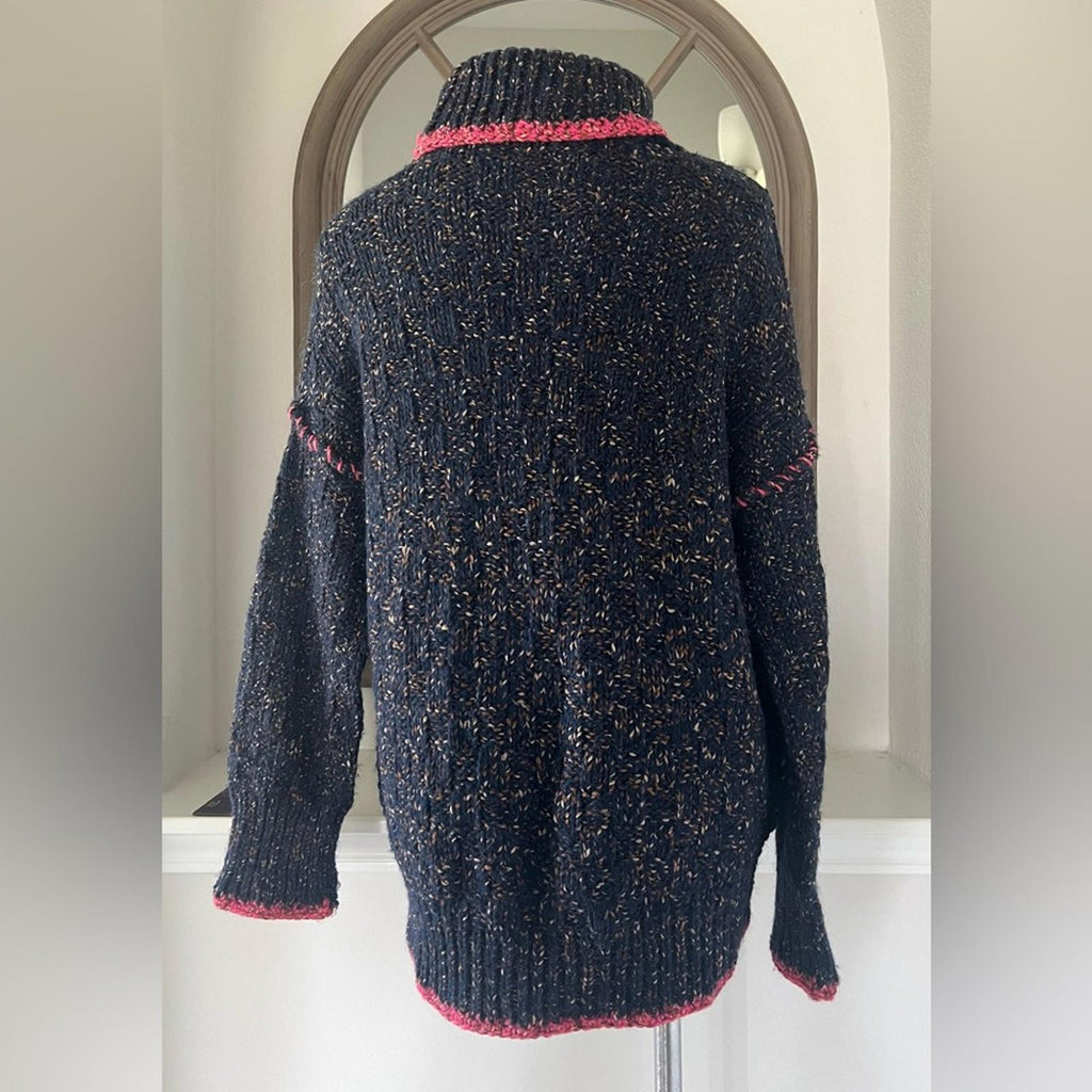 Free People Echo Wool-Blend Pullover, Oversized Size XS