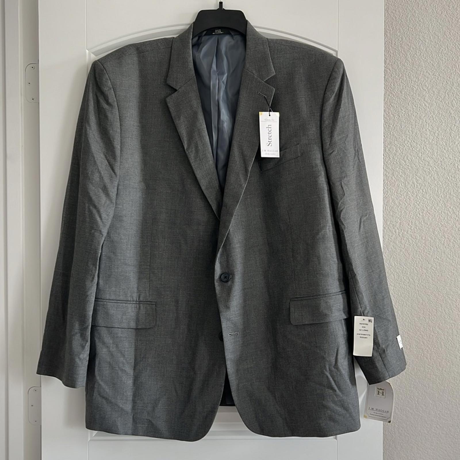 JM Haggar Premium Stretch Suit Separate Jacket Classic Fit Size 52L NWT $220