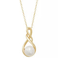 Giani Bernini Cultured Freshwater Pearl (8-1/2mm) 18" Pendant Necklace NEW
