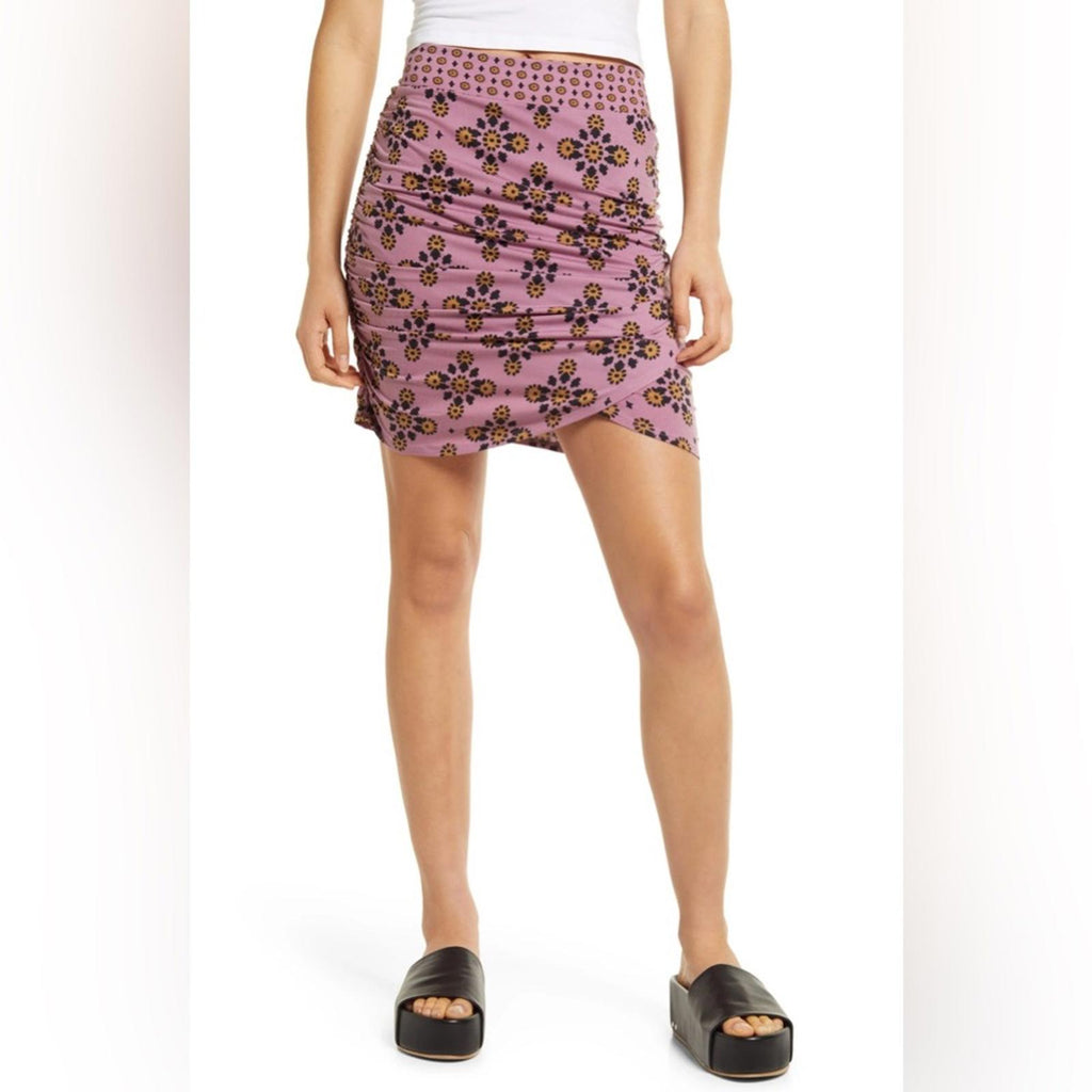 Free People She’s Something Else Mini Skirt, Smoky Lilac, Size S New with Tag