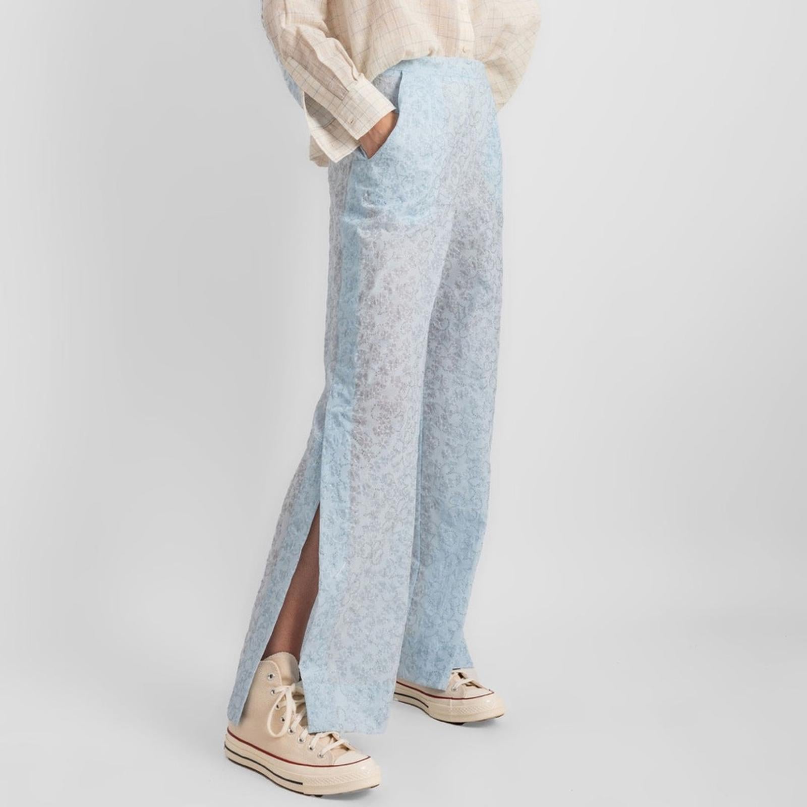 New KOCH Jules Pants Sky Bloom, Size L New w/Tag Retail $420