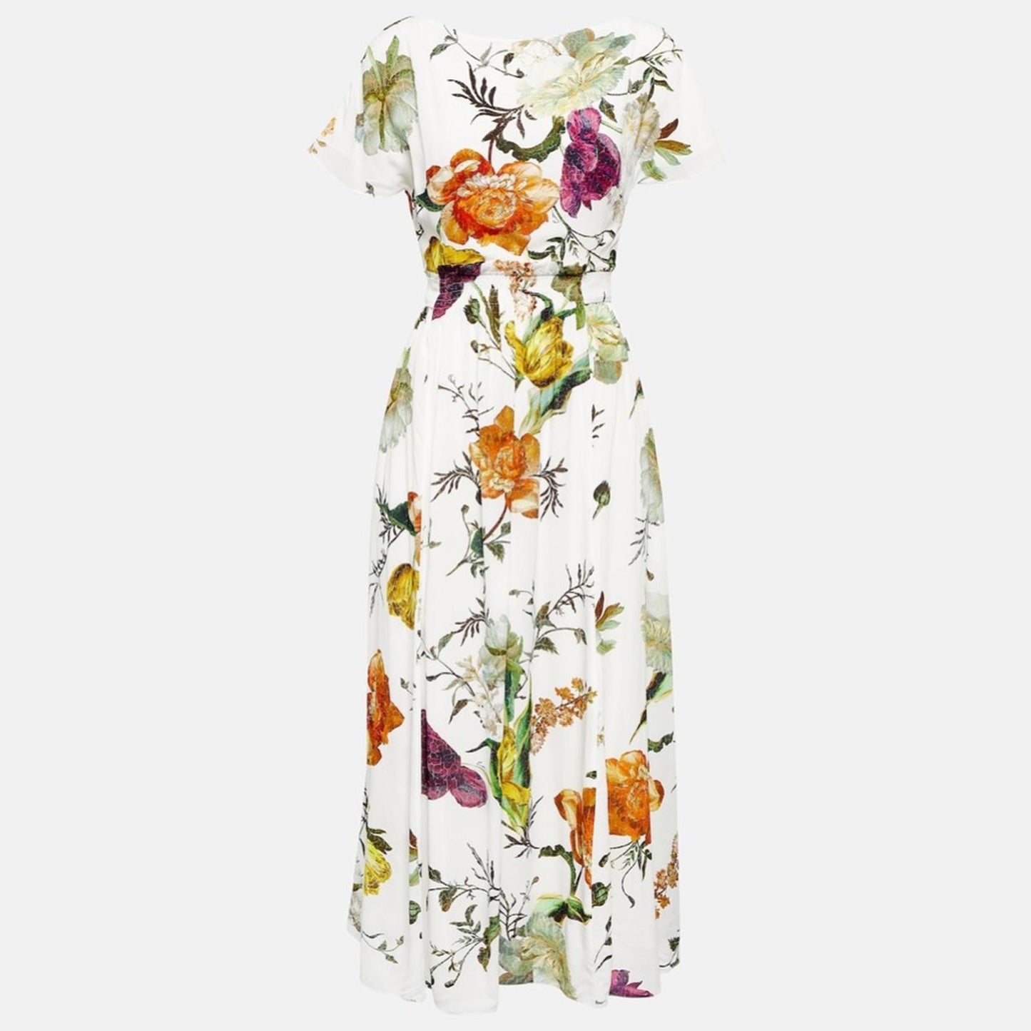 ERDEM Brealey Bouquet Pattern Fraser Dress Size US4 | UK8 New with Tag