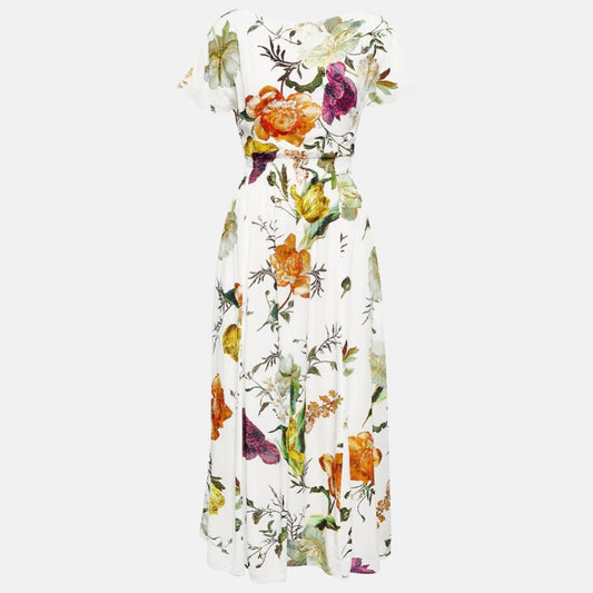 ERDEM Brealey Bouquet Pattern Fraser Dress Size US4 | UK8 New with Tag
