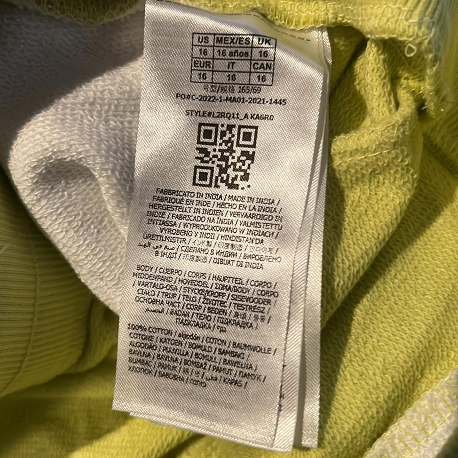 Guess Drawstring Graphic Jogger Pants in Glowy Green, Boys Size 16 NWT
