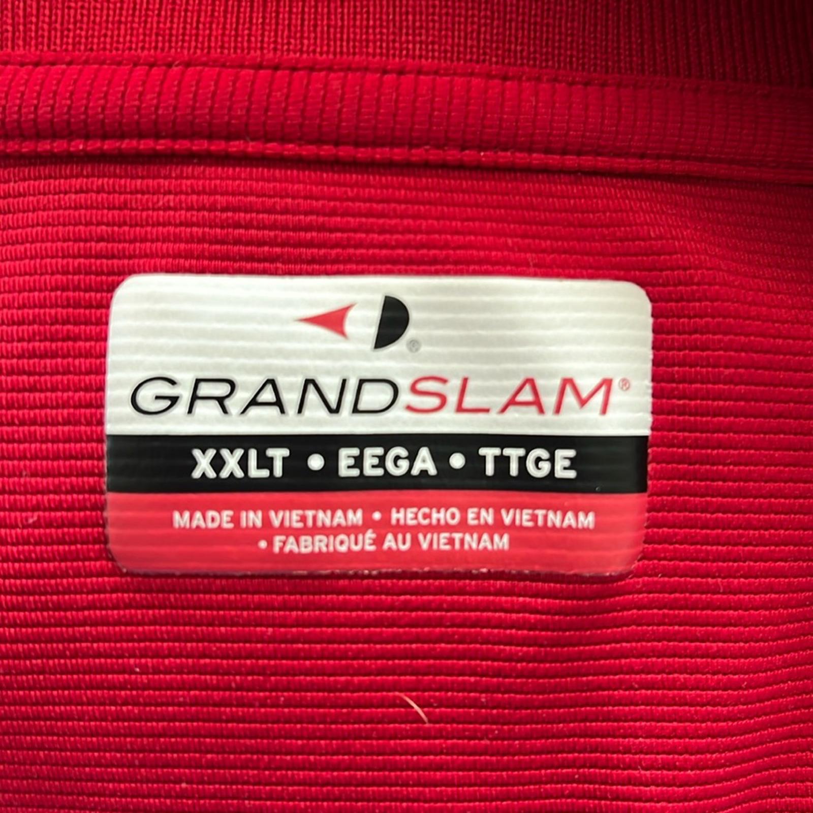 Grand Slam Red Polo Shirt, Size XXLT EXCELLENT!