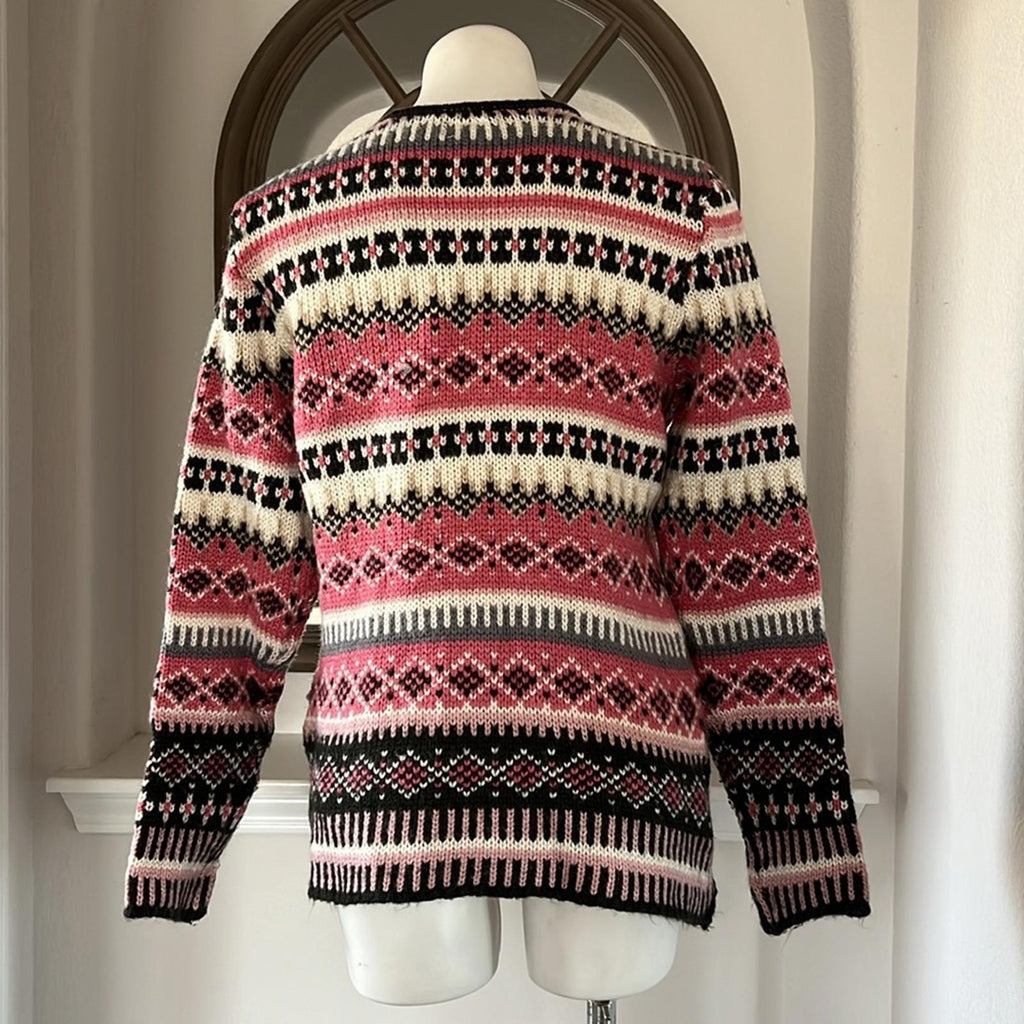 CENY Holiday Crewneck Sweater, Size L EXCELLENT!