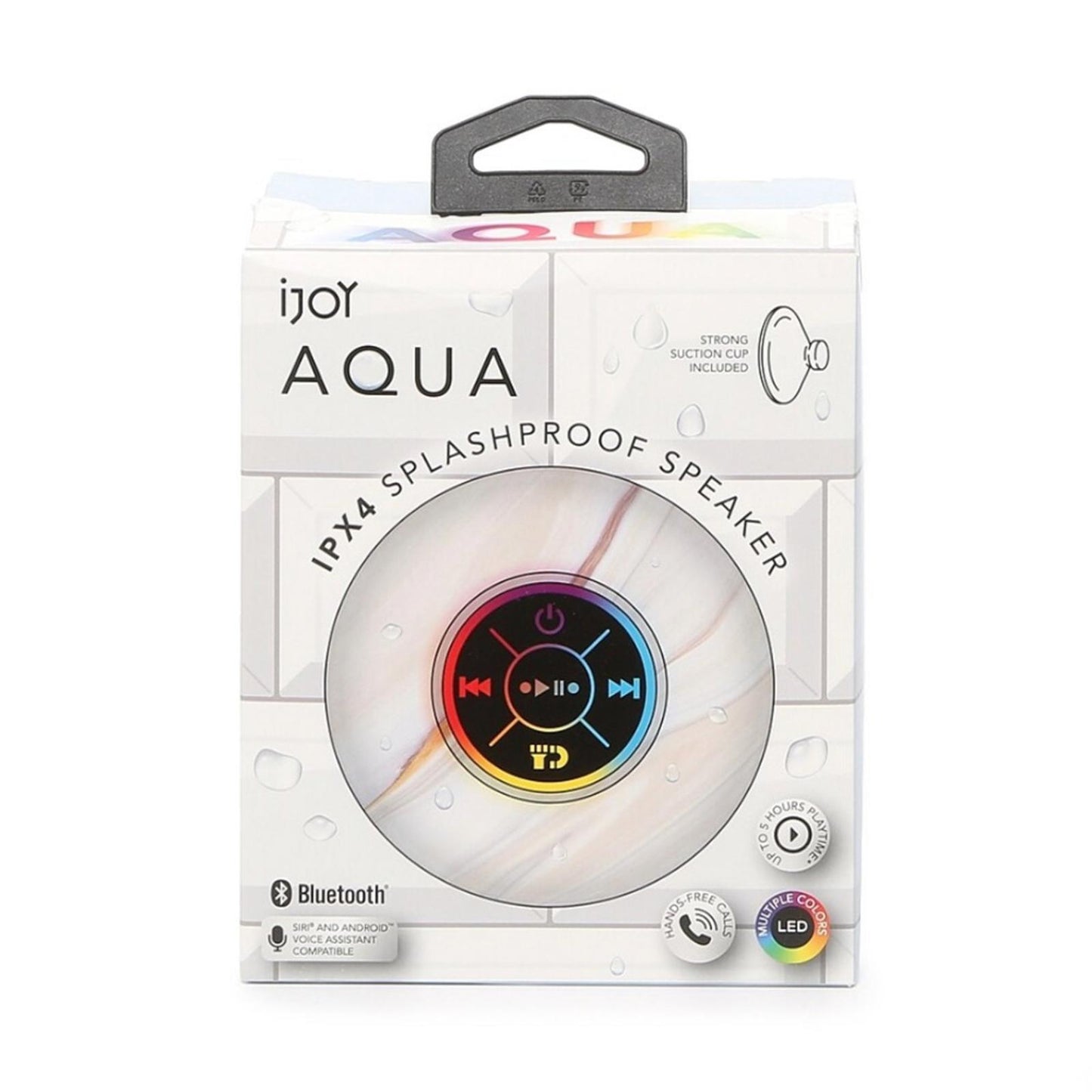 iJoy LED Suction Shower Speaker, New in Box