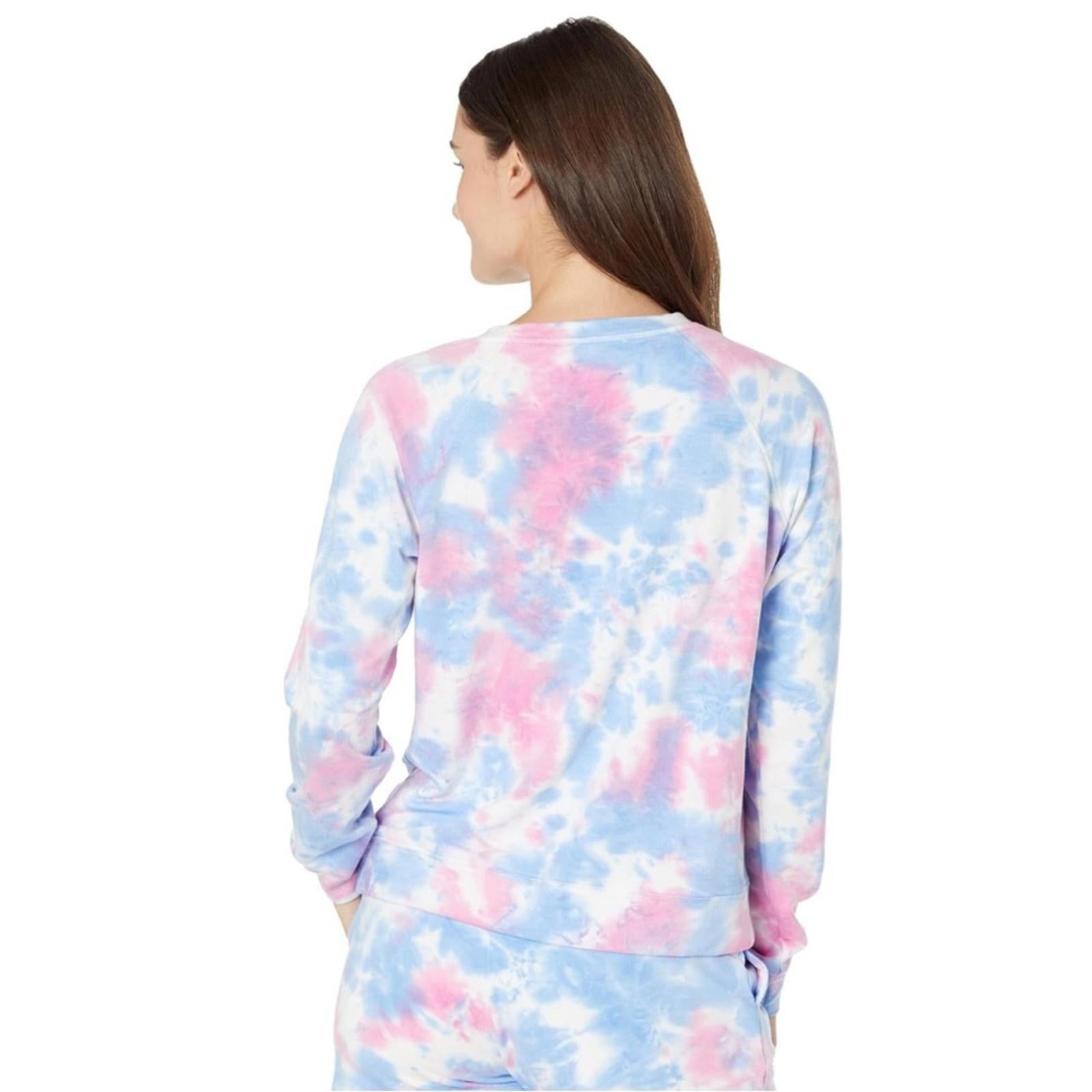 Sanctuary Happy Days Ombre Raglan Comfy Crewneck Sweatshirt, Size XS New w/Tag