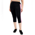ID Ideology Color-blocked Cropped Leggings in Noir Purple Plus Size 4X NWT