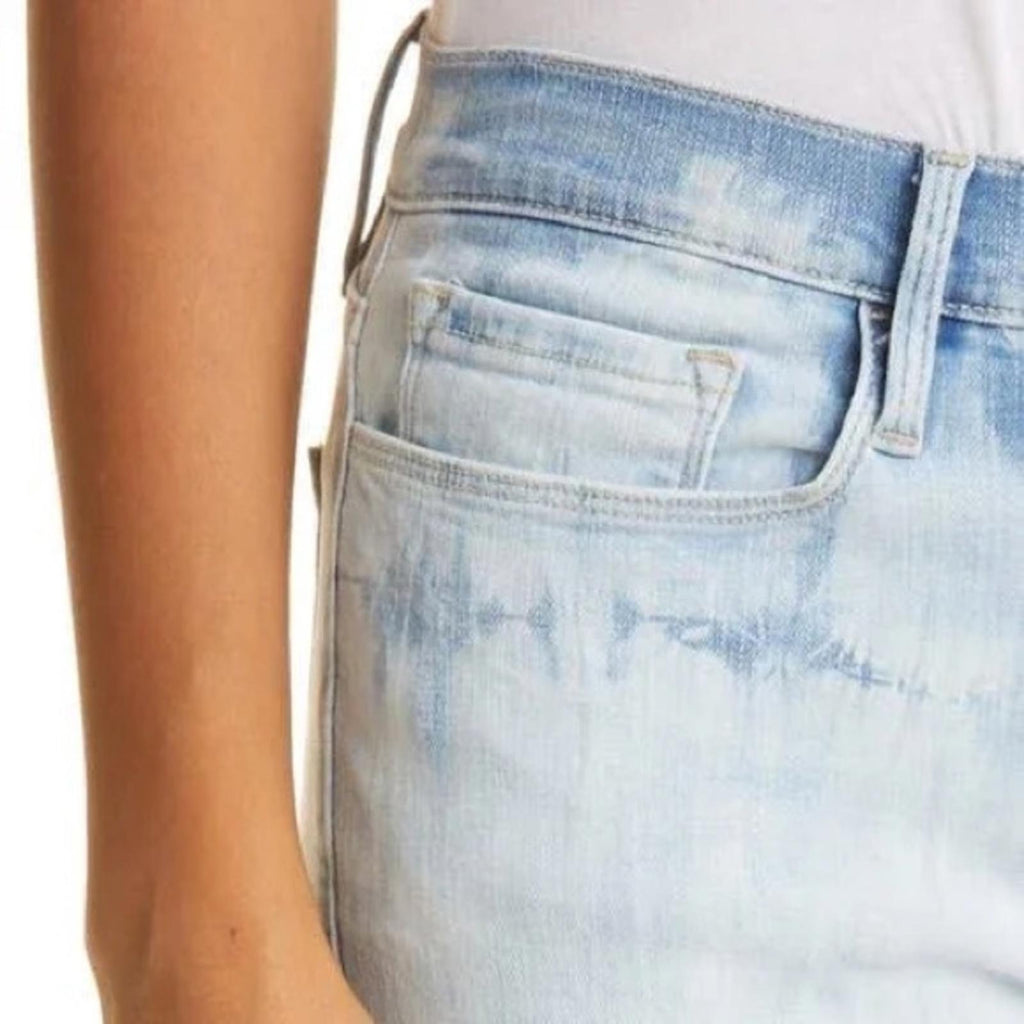 Frame Denim Le Skinny Jeanne Mid-Rise Jeans Medium Wash, Size 34 (fits like 32)