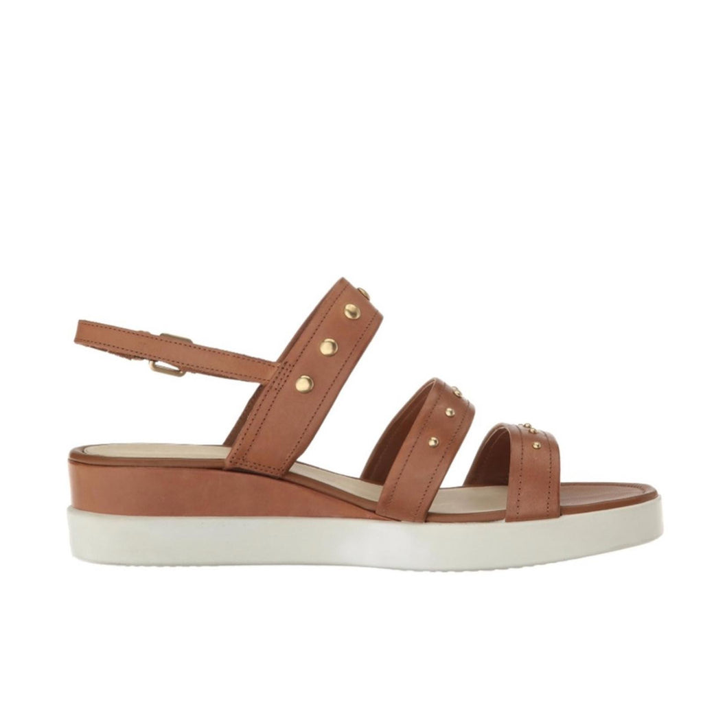 ECCO Whisky Touch Plateau Leather Sandals, Size EU 41 | US 10-10.5 New in Box