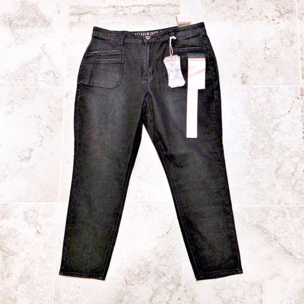 Hydraulic Murray High-Rise Skinny Leg Jeans in Black, Size 16 New w/Tag