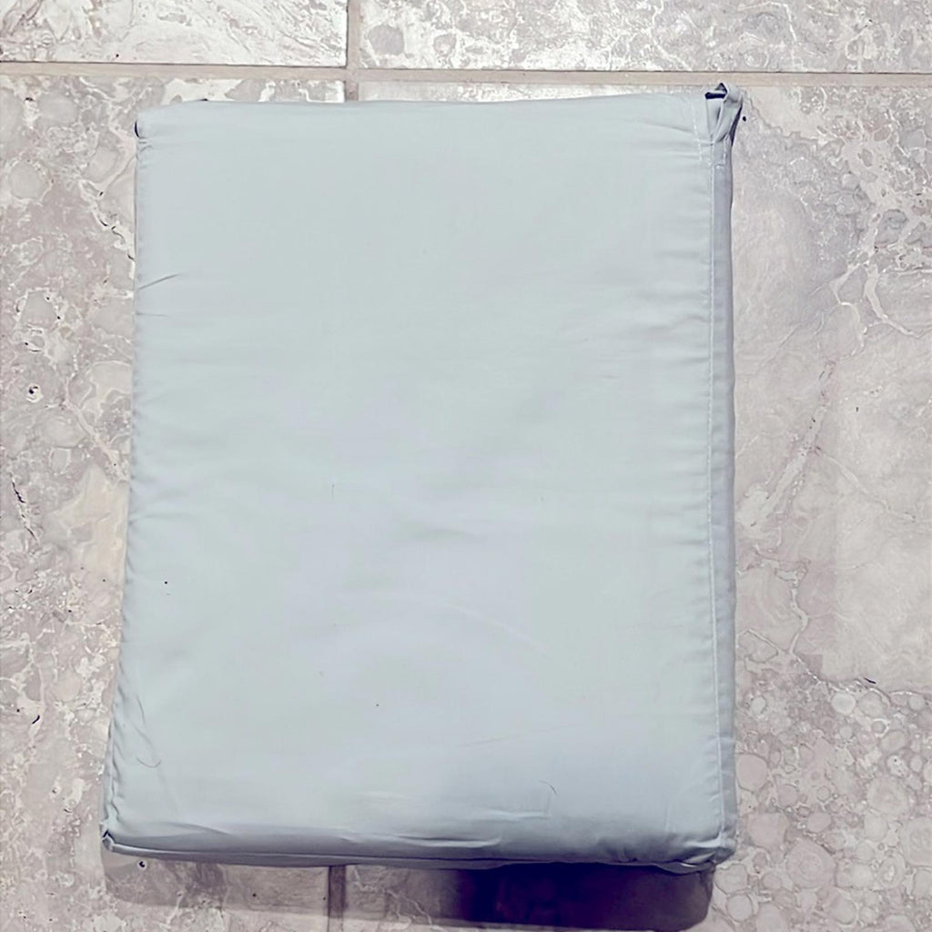 Nate Home by Nate Berkus 3-Piece 400TC Percale Duvet in Limestone Queen NWT $278