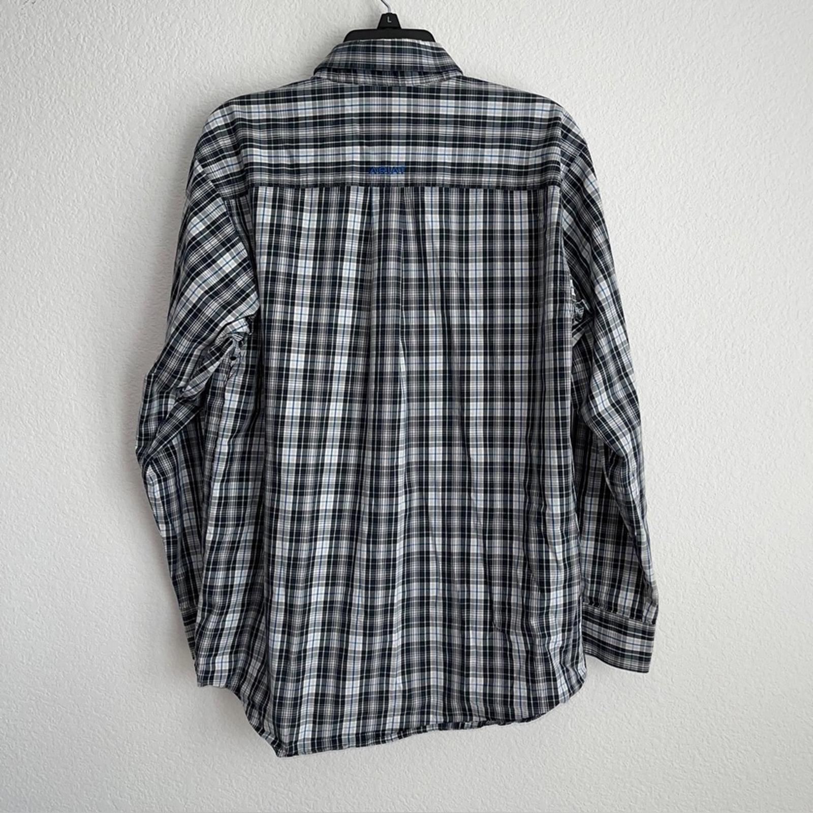 ARIAT Men’s Pro Series Button Down Plaid Classic Fit Shirt, Size M EXCELLENT!