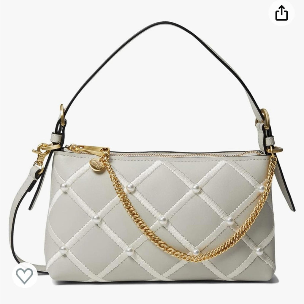 ZAC POSEN Zip Top Crossbody Bag in Moonlight, New w/Tag Retail $250