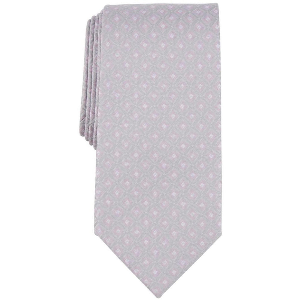 Michael Kors Hempstead Grid Tie in Silver/Pink, One Size, NWT