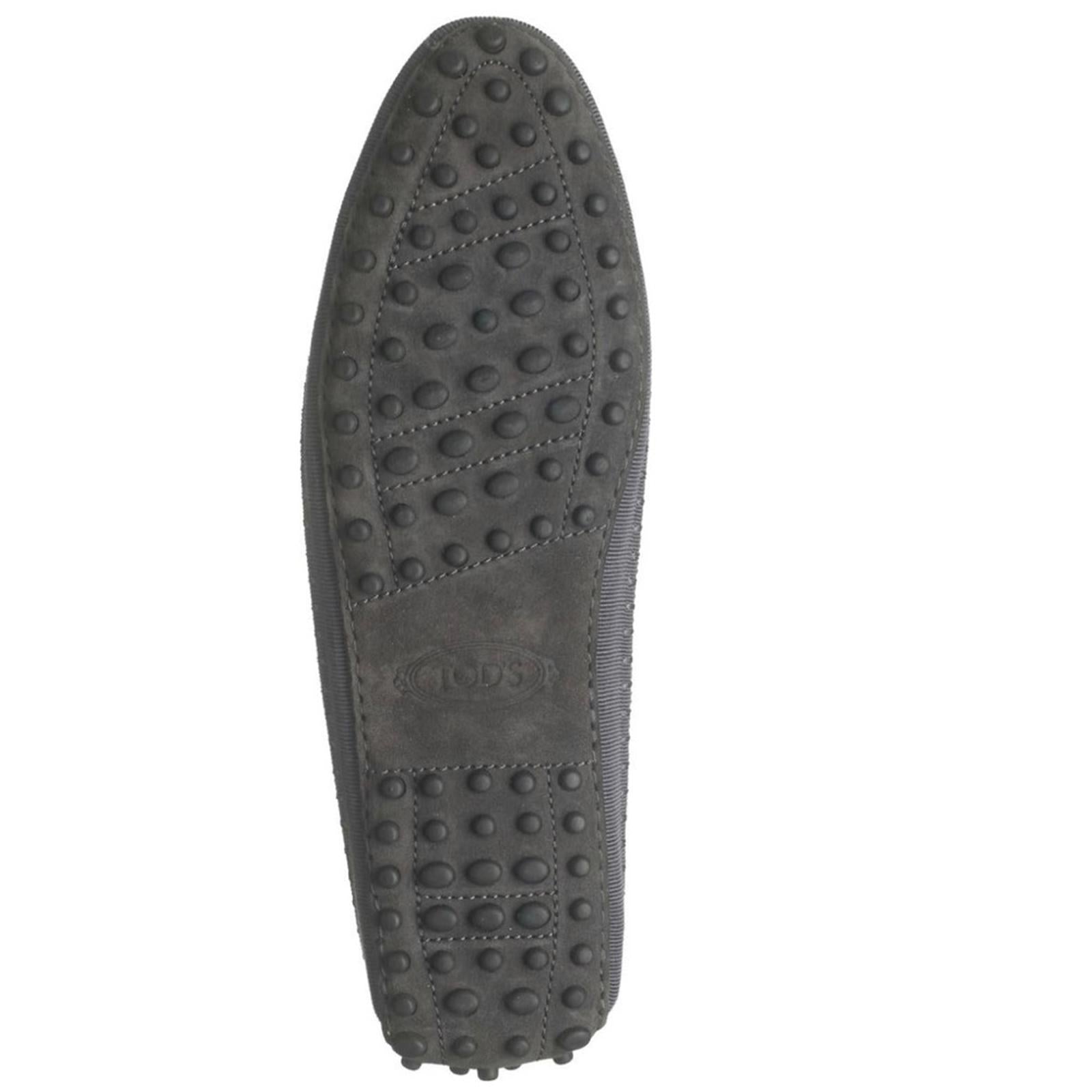Tod’s Tess Patterned Slip-On Flats, Antracite Size EU 37.5 New in Box +DustBag