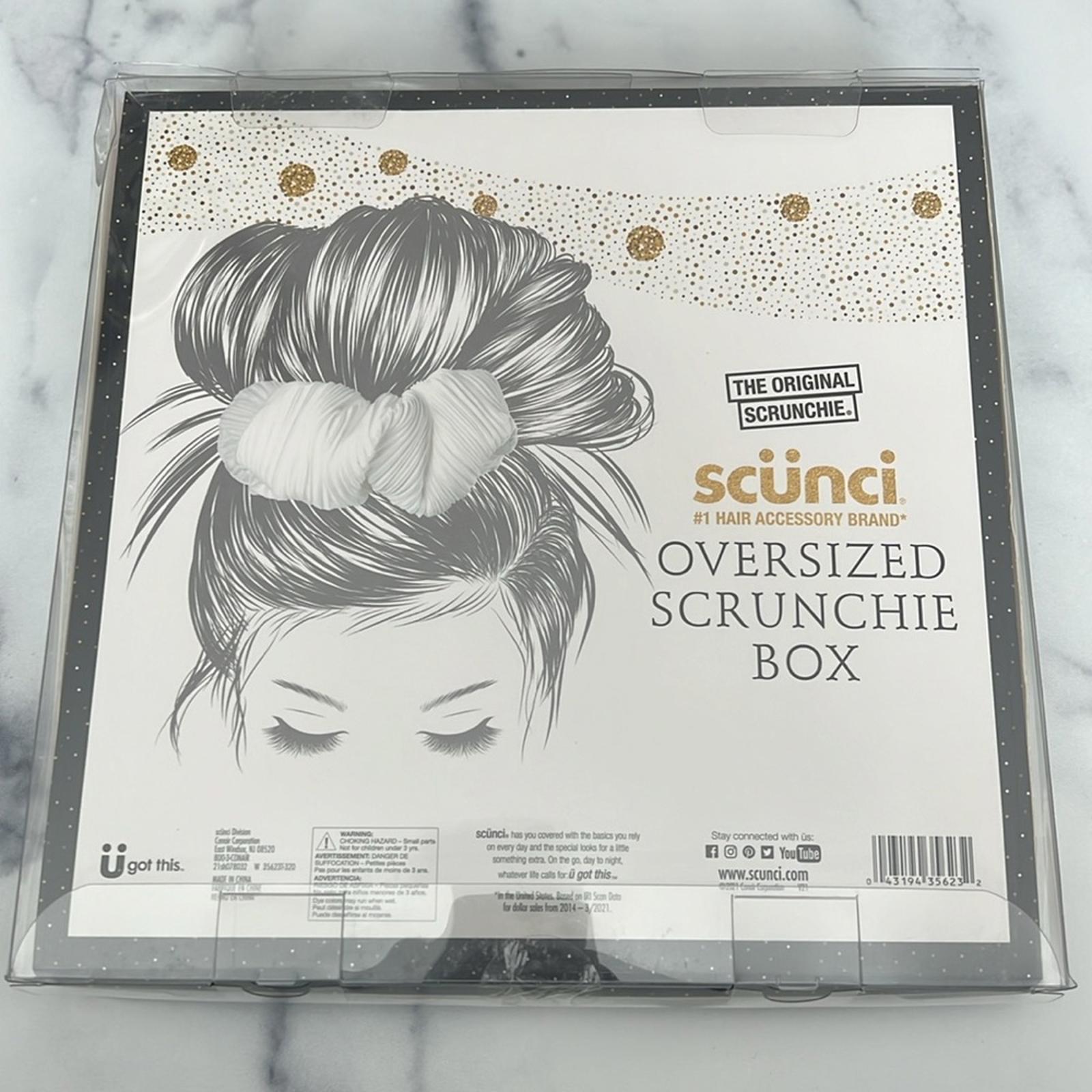 SCÜNCI The Original Scrunchie Oversized Scrunchie Box in Gift Box Jumbo XL NWT