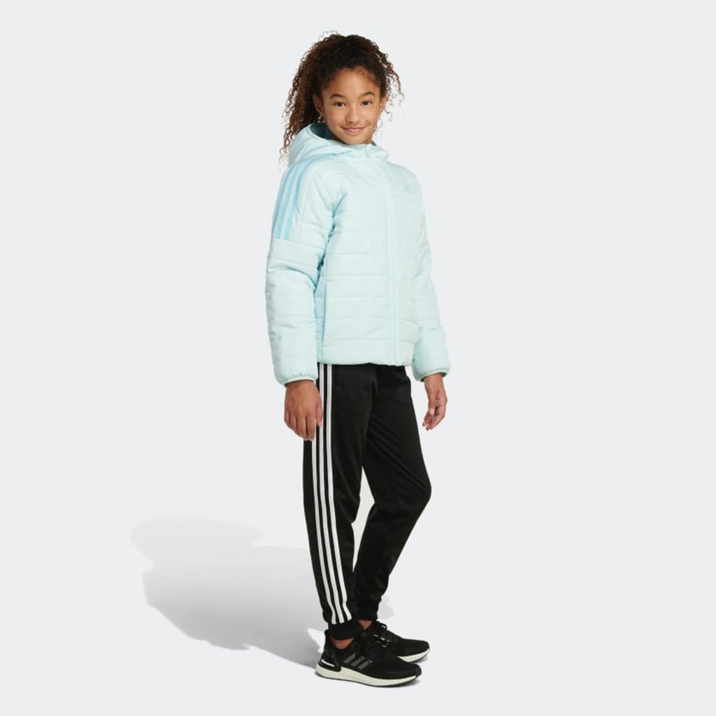 Adidas Cozy 3-Stripes Puffer Jacket in Blue, Size XXS, NWT