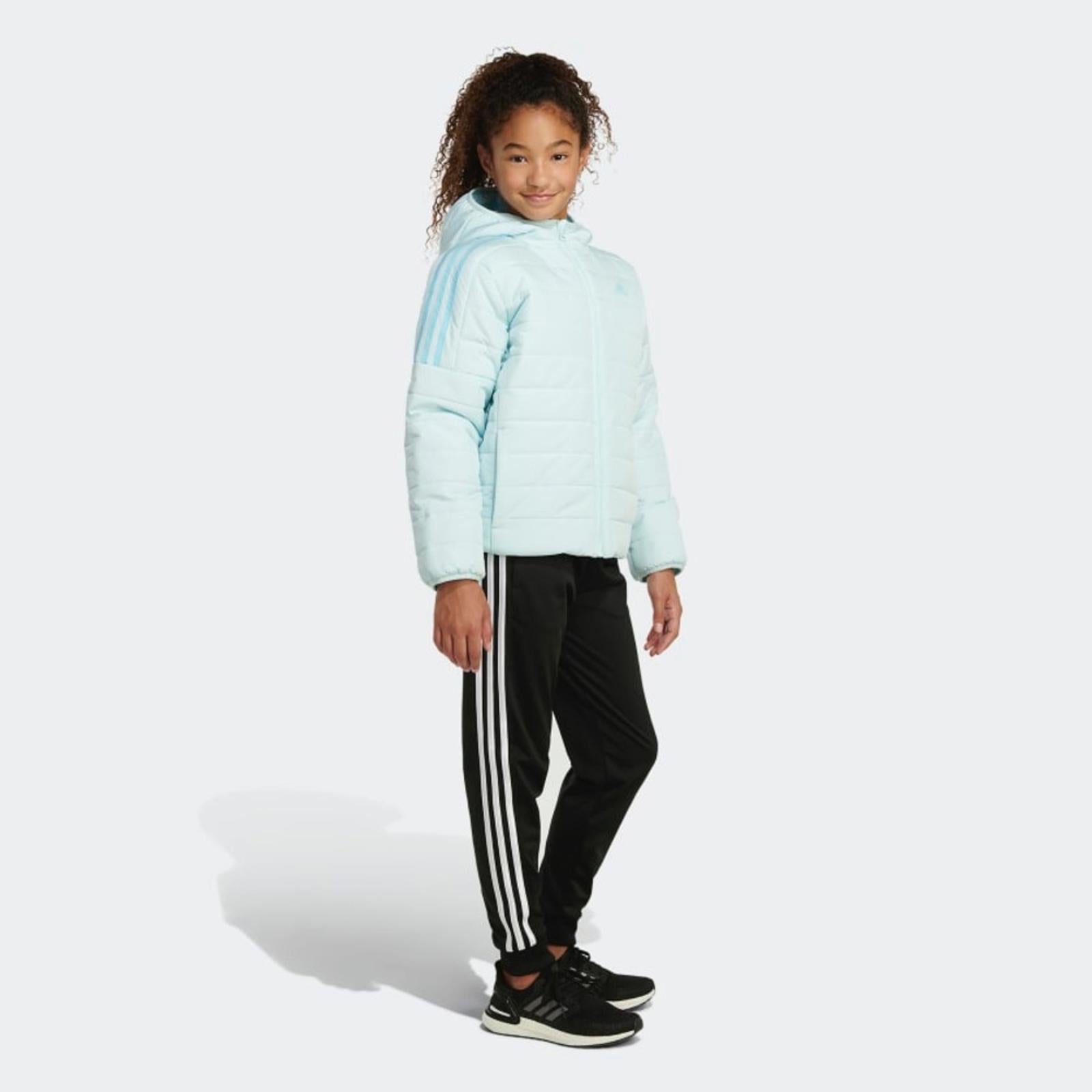 Adidas Cozy 3-Stripes Puffer Jacket in Blue, Size XXS, NWT