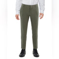 Perry Ellis Men’s Skinny Fit Lightweight Dress Pants in Olive Green, Size 32x29