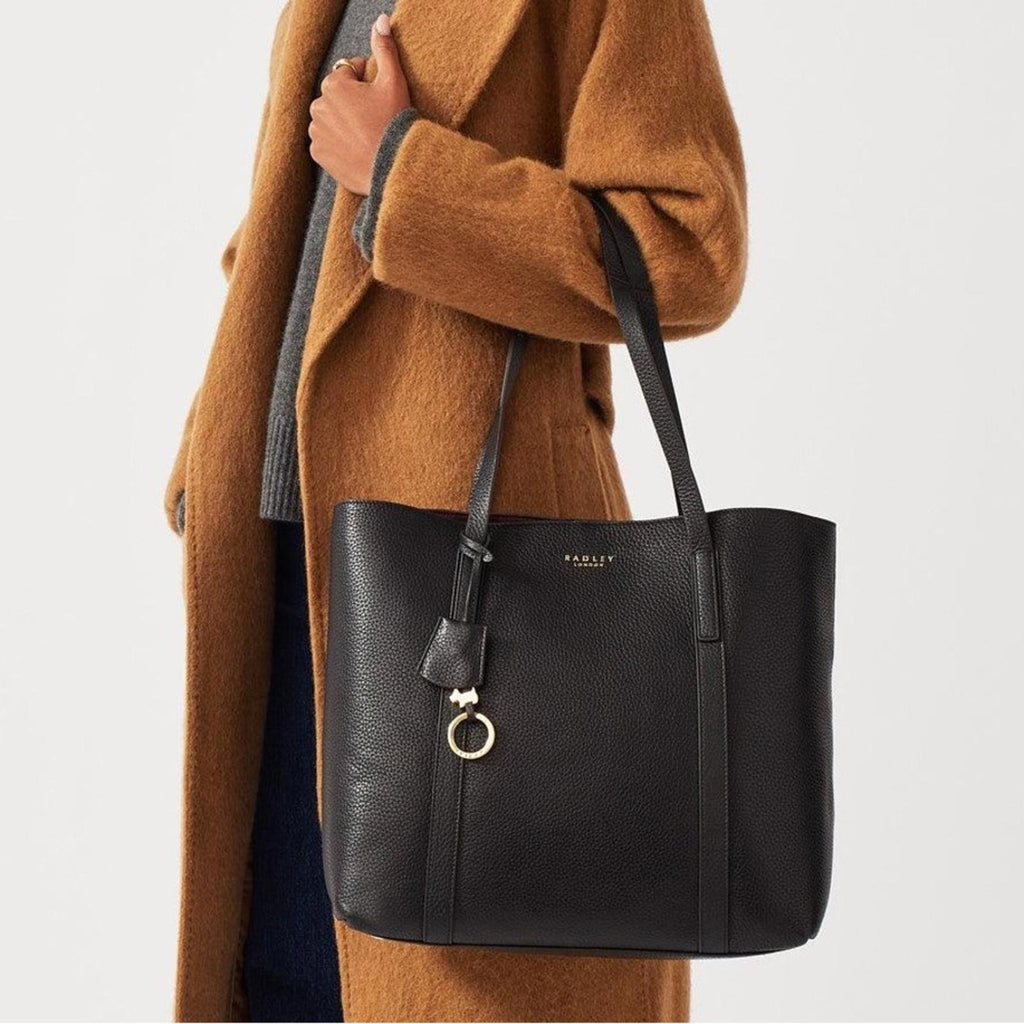 RADLEY London Museum Street Large Open-Top Tote in Dark Brown, NWT