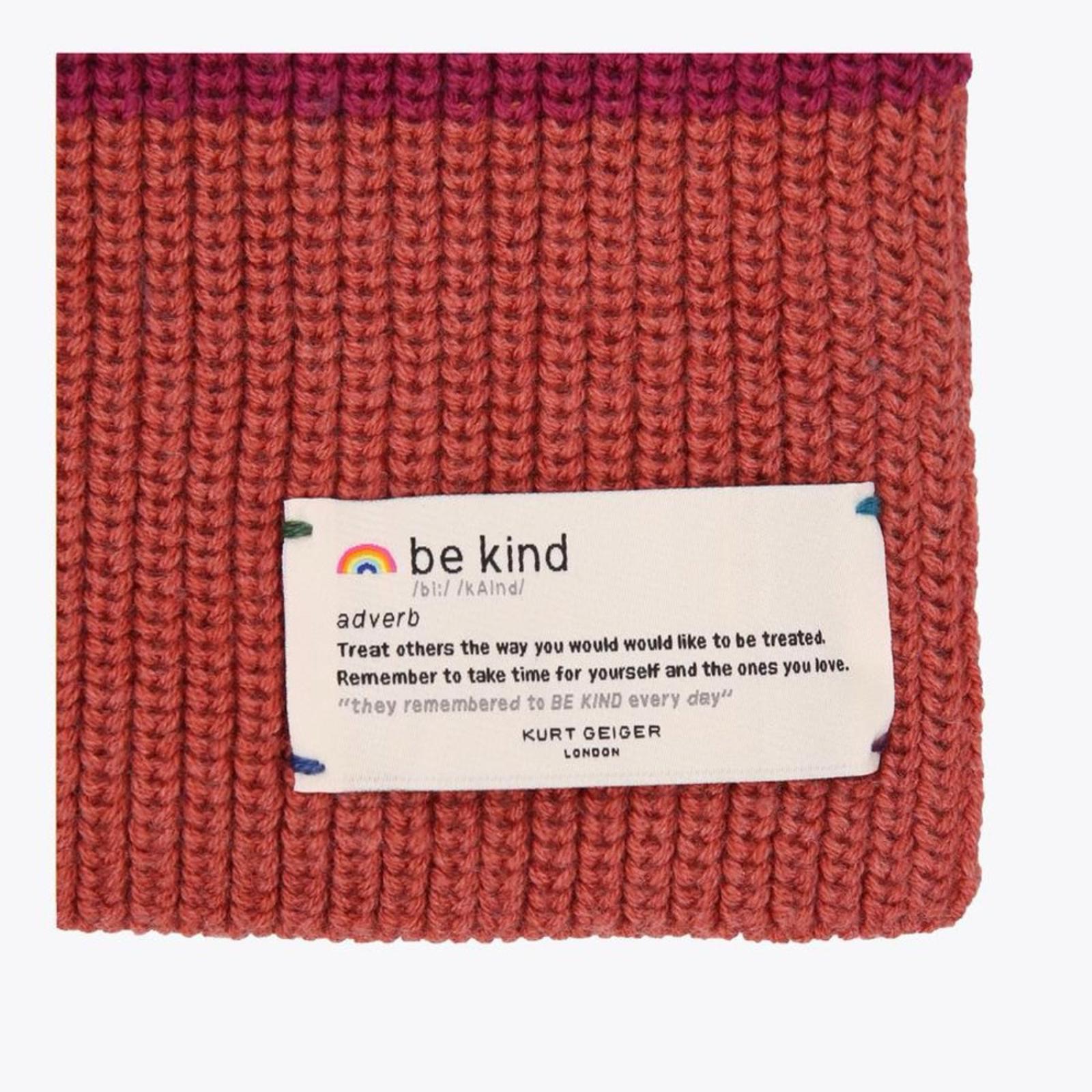 Kurt Geiger Knit Rainbow Scarf, Multicolor/Unisex One Size EXCELLENT!
