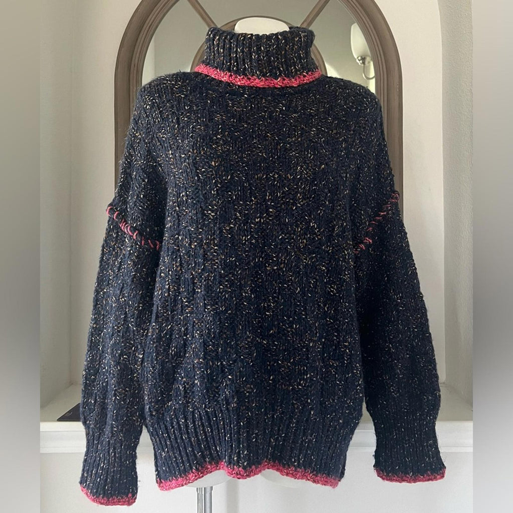Free People Echo Wool-Blend Pullover, Oversized Size XS