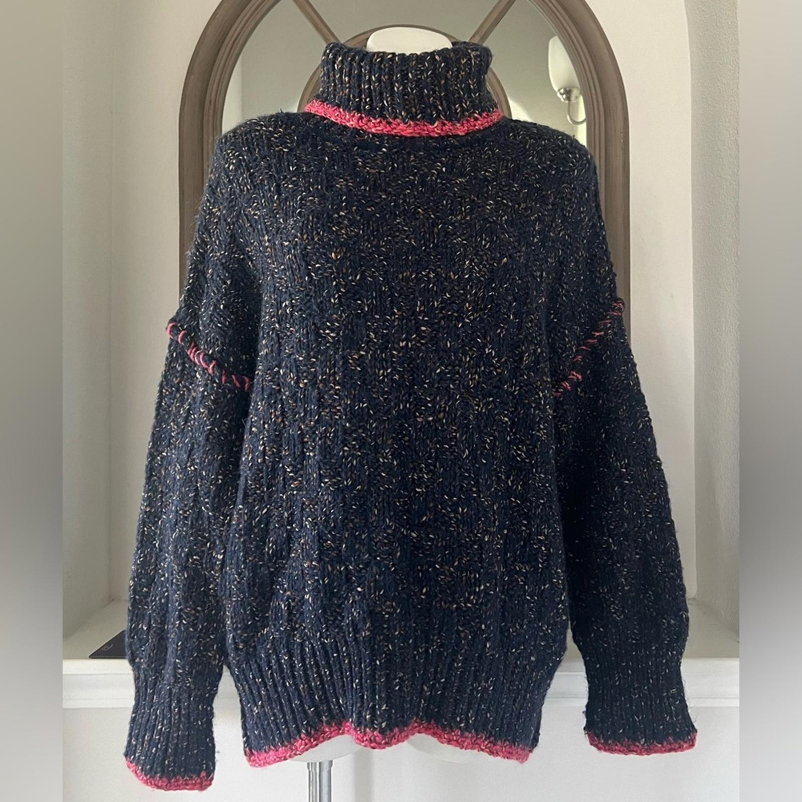 Free People Echo Wool-Blend Pullover, Oversized Size XS