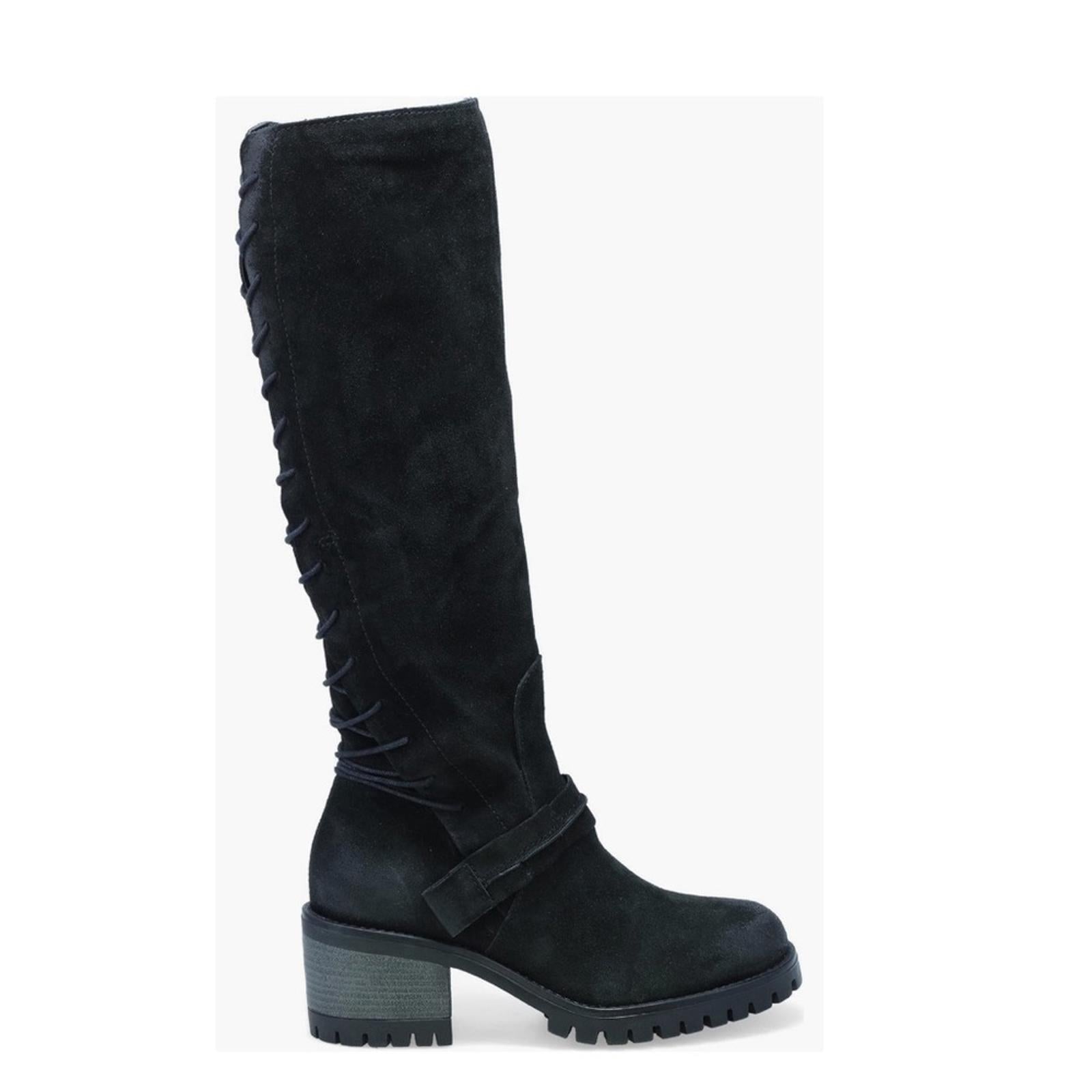 Miz Mooz Mayer Knee High Boots in Black, Size 36 New w/o Box