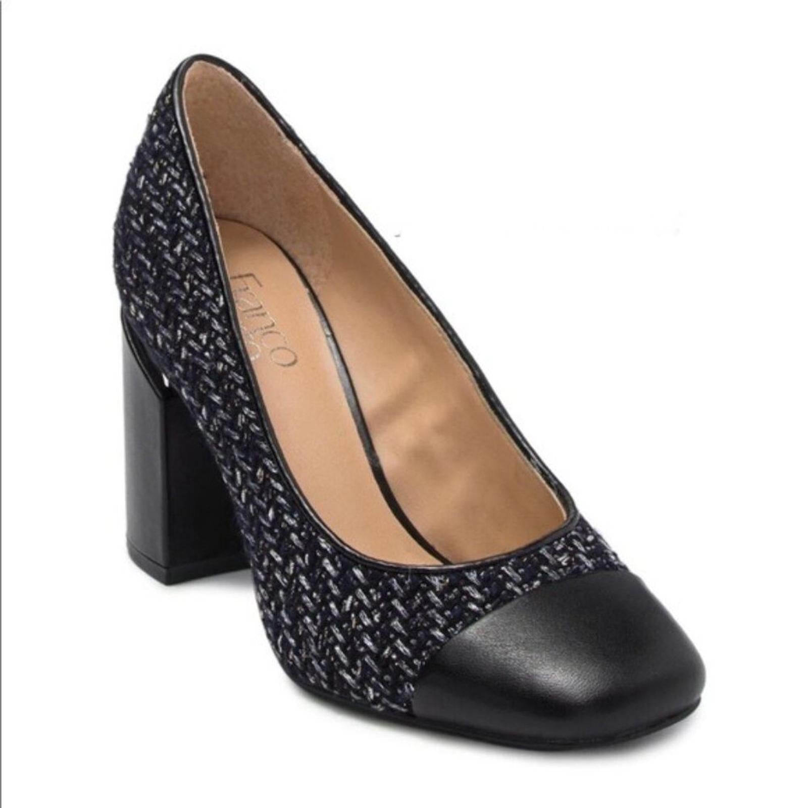 NEW Franco Sarto Roller Knit Square-Toe Pumps, Size 7.5 New w/o Box